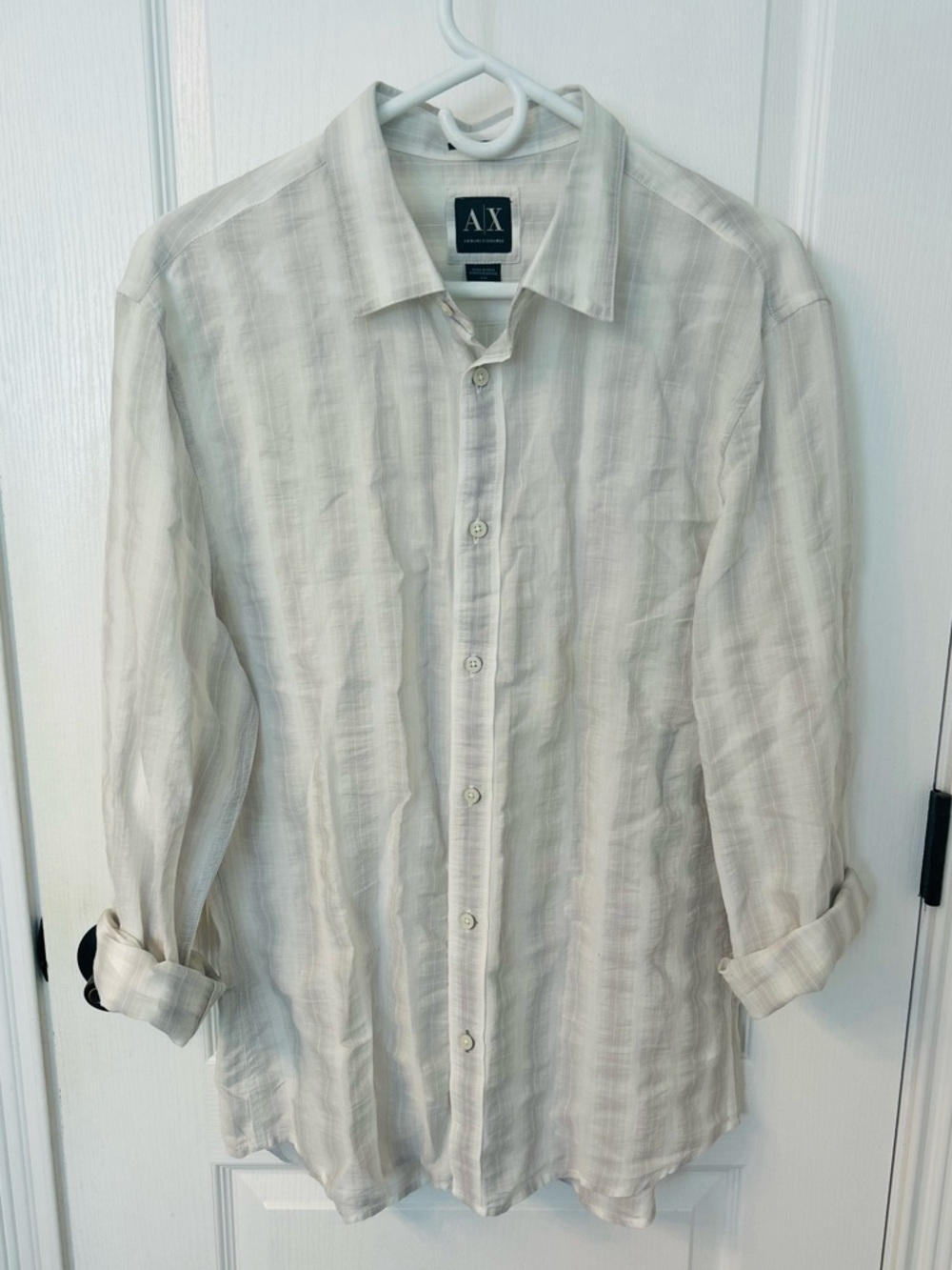 Armani Exchange  Button-Up 100% Cotton Shirt!